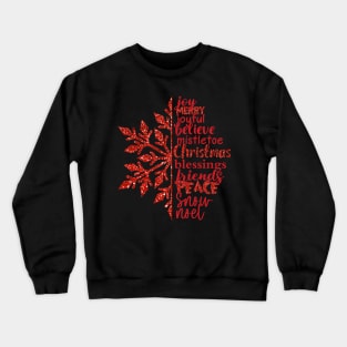 Christmas snowflake Crewneck Sweatshirt